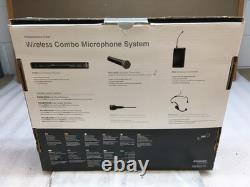 Shure Wireless Combo PG99 Reciever and PG58 Wireless Mics No H7 Transmitter