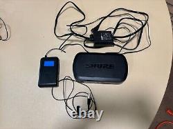 Shure Wireless Lavalier Microphone System Receiver Transmitter Microphone Bundle
