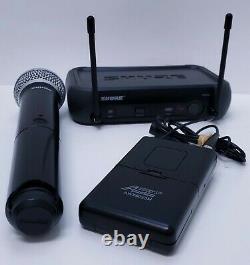 Shure Wireless Microphone PG58 with Receiver PGX4 and AWX6023M (System)