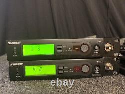 Shure Wireless Microphone Set SLX4 Receiver And SLX1 Body Pack 572-596 MHz Set