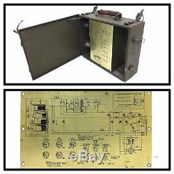 Signal Corps Radio Receiver, Transmitter BC-659-H With Power Supply PE-120-A JEEP