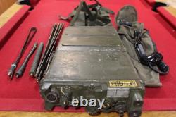 Signal Corps Rt-176/prc-10 Receiver Transmitter Backpack Radio Antenna Handset