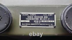 Signal Corps US ARMY Radio Receiver & Transmitter BC 611-F Authentic