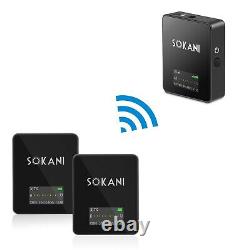 Sokani Tiny Twin 2X Transmitters & Receiver Wireless Lavalier Microphone System