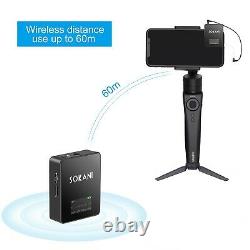 Sokani Tiny Twin 2X Transmitters & Receiver Wireless Lavalier Microphone System