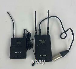 Sony URX-P2 / UTX-B2 Wireless Mic Transmitter Receiver System TESTED & WORKING