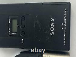 Sony URX-P2 / UTX-B2 Wireless Mic Transmitter Receiver System TESTED & WORKING