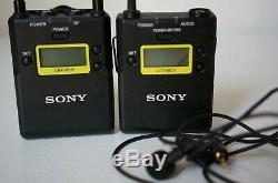 Sony UTX-B03 Wireless Transmitter & URX-P03 Receiver with Sony lavalier mic