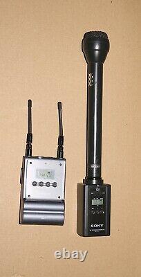 Sony UTX-P1 Wireless Microphone Transmitter, URX-P1 Receiver and F112 Microphone