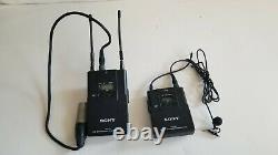 Sony Wireless Microphone URX-P2 receiver and UTX-B2 transmitter great mic