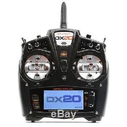 Spektrum DX20 20-Channel DSMX RC Aircraft Radio Transmitter with AR9020 Receiver