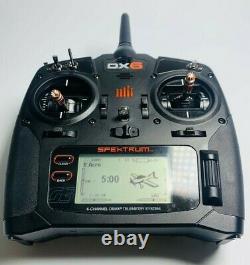 Spektrum DX6 6-Channel 2.4GHz DSMX RC Radio Transmitter Only, SPMR6750, Black