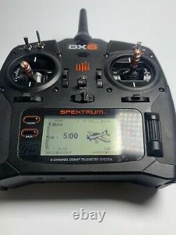 Spektrum DX6 6-Channel 2.4GHz DSMX RC Radio Transmitter Only, SPMR6750, Black