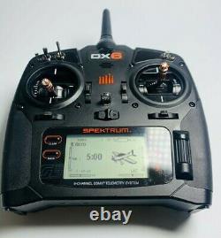 Spektrum DX6 6-Channel 2.4GHz DSMX RC Radio Transmitter Only, SPMR6750, Black