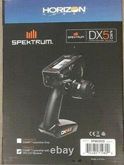 Spektrum RC DX5 Pro 2021 5-Channel DSMR Surface Radio withSR2100 Receiver New