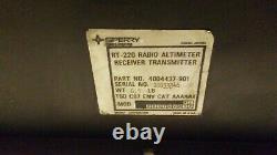 Sperry RT-220 Radio Altimeter Receiver-Transmitter (30 Day Return) Untested