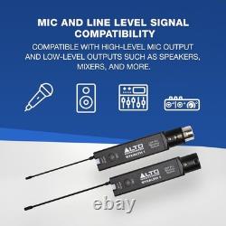 Stealth 1 Mono UHF XLR Wireless Audio System, Transmitter and Receiver for Po