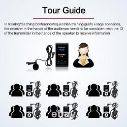 T130 Wireless Tour Guide System Church Translation Transmitter Receiver Training