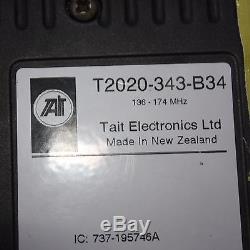 TAIT two way radio receiver transmitter T2020-343-B34 VHF 136-174 Mhz 12.5kHz