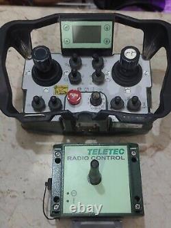 TELETEC GmbH Radio JOYSTICK TRANSMITTER TMS-16 with Radio receiver TFE-14