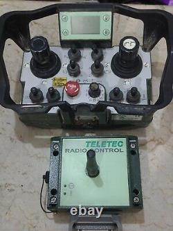 TELETEC GmbH Radio JOYSTICK TRANSMITTER TMS-16 with Radio receiver TFE-14