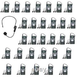 TR503 Wireless System Mic Headset FM Transmitter 30 Receivers for Meeting Church