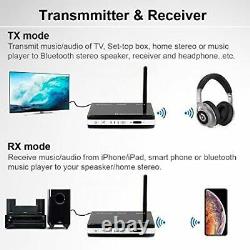 TRX HD Pro Bluetooth Transmitter Receiver/Wireless Audio Adapter, 50m Long