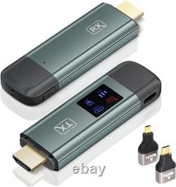 TTQ Wireless HDMI Transmitter and Receiver, 4K Decode 1080P Output