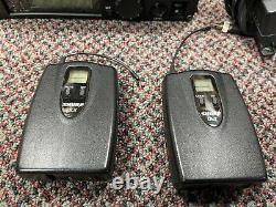 TWO Shure ULXP4 Wireless Microphone Transmitters and receivers Working