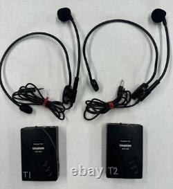 Takstar UHF-938 Wireless Tour Guide System 36 Receivers 2 Transmitters Headsets