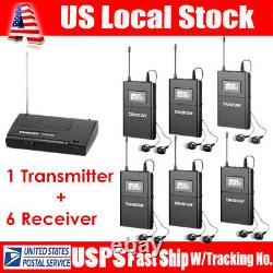 Takstar WPM-200 UHF Wireless Stage Monitor System 1 Transmitter+6 Receivers Set