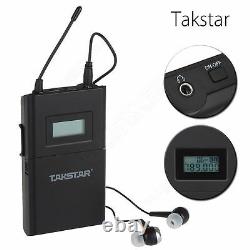Takstar WPM-200 UHF Wireless Stage Monitor System 1 Transmitter+6 Receivers Set