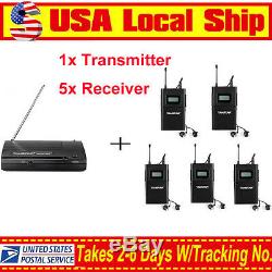 Takstar WPM-200 Wireless In-Ear Stage Monitor System 1 Transmitter 5 Receivers