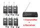 Takstar Wpm-200 Wireless Monitor System 1 Transmitter+6 Receivers In-ear Stage