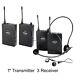 Takstar Wireless Tour Guide System Teach Train Tourism 1 Transmitter 3 Receiver