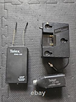 Telex ENG-100 UHF Receiver + UT-102 Plug-On Transmitter Wireless Mic System