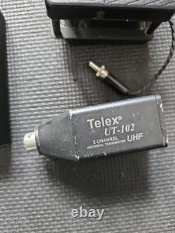 Telex ENG-100 UHF Receiver + UT-102 Plug-On Transmitter Wireless Mic System