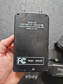 Telex ENG-100 UHF Receiver + UT-102 Plug-On Transmitter Wireless Mic System