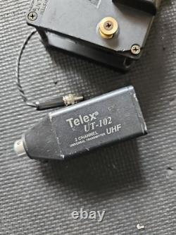 Telex ENG-100 UHF Receiver + UT-102 Plug-On Transmitter Wireless Mic System