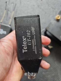 Telex ENG-100 UHF Receiver + UT-102 Plug-On Transmitter Wireless Mic System
