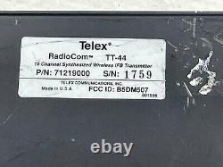 Telex Radiocom TT-44 16 Channel Synthesized Wireless IFB Transmitter 71219000