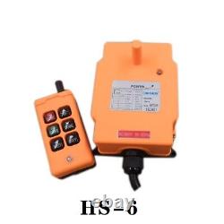 Transmitter 6-channel Industrial Wireless Crane Switch Hoist Remote Control