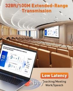 Type-C Wireless HDMI Transmitter & Receiver 328FT, 4K to 1080P, Plug & Play, Por