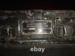 U. S. ARMY WWII 1944 BC-1306 RADIO RECEIVER AND TRANSMITTER''used'