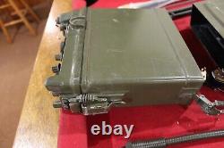 U S Army Rt-339 Prc 28 Receiver Transmitter Signal Corps Artillery Radio Antenna