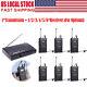 Uhf Wireless Stage In Ear Monitor System 6 Channels Transmitter Receiver L8q3