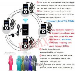 UHF Wireless Tour Guide Translation System ATG-100T 2 Transmitter 30 Receiver