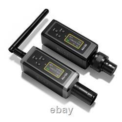 UHF Wireless XLR Transmitter and Receiver with Antenna 200ft Range Wireless M