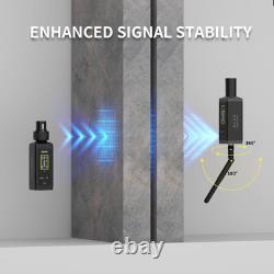 UHF Wireless XLR Transmitter and Receiver with Antenna 200ft Range Wireless M