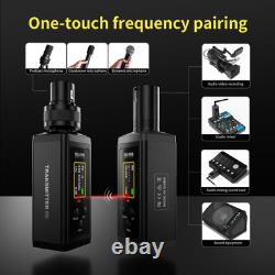 UHF Wireless XLR Transmitter and Receiver with Antenna 200ft Range Wireless M